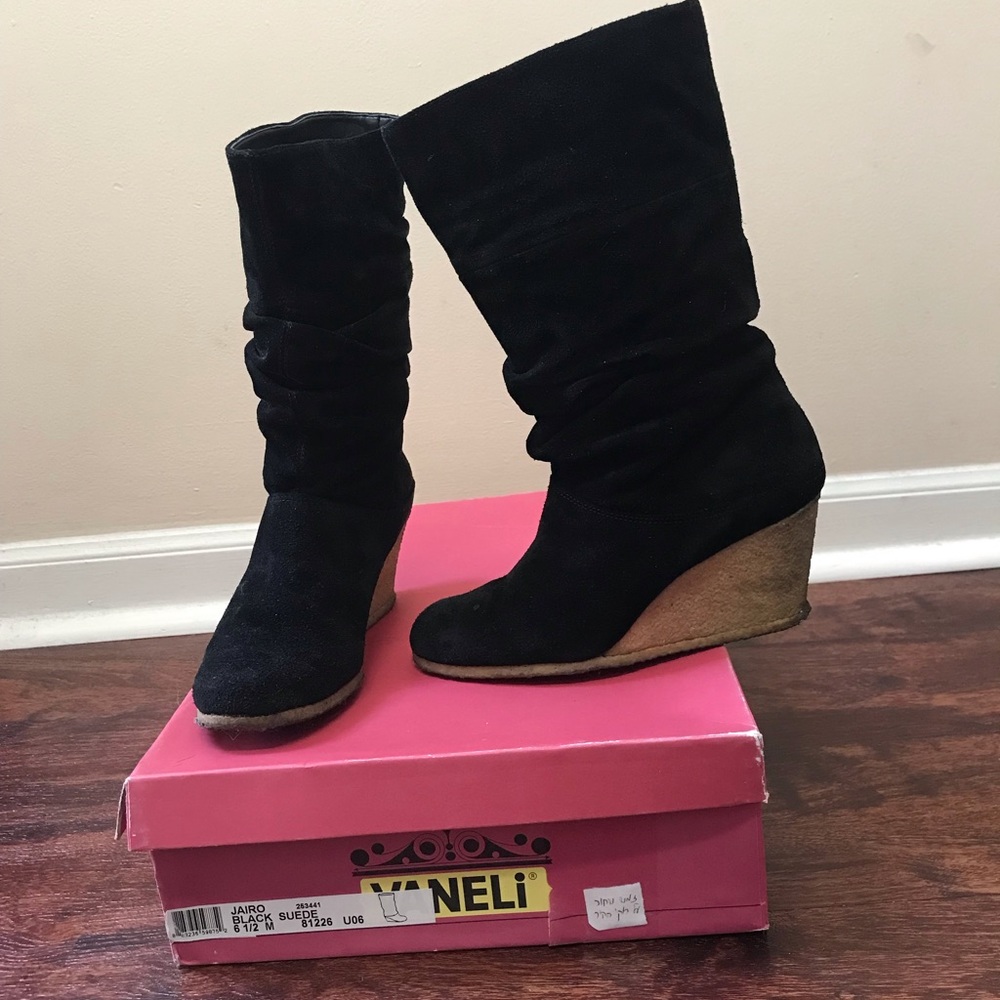 Vaneli retro rubber heeled boots 6.5 vintage